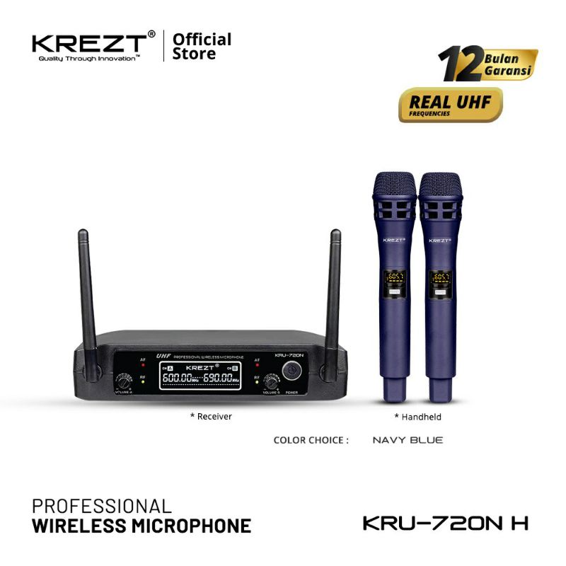 Mic wireless Krezt kru 720N original Krezt kru720 Kru720