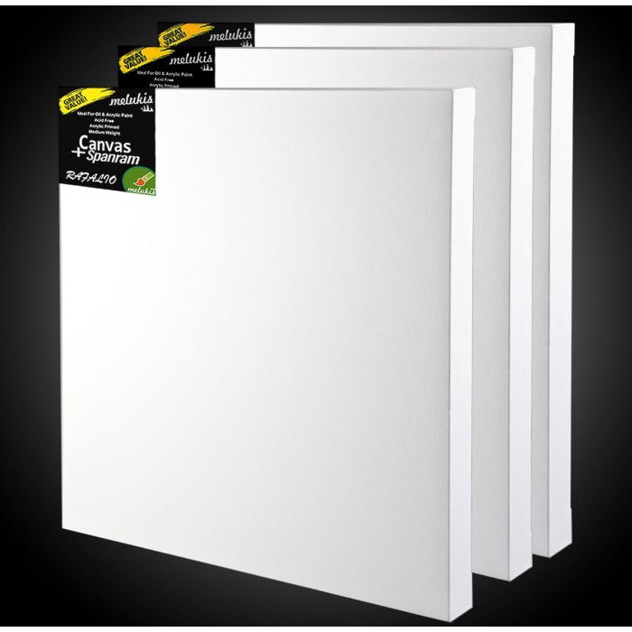 

Kanvas Kanvas Lukis Tebal Premium 60X60 Cm Canvas 60X60Cm 60 60Cm By Ravalio
