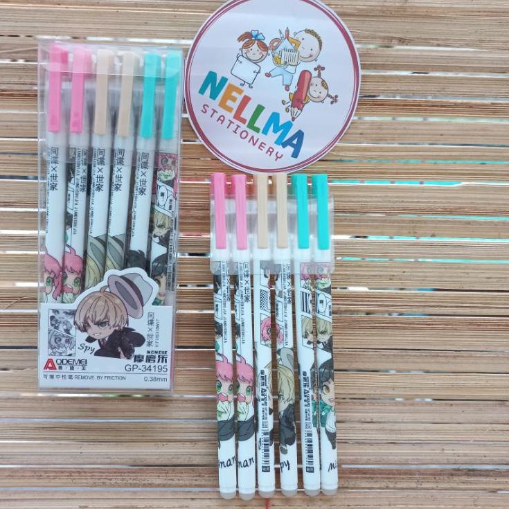 

❉Pasti Murah YL0HO Pulpen bisa dihapus Aodemei Motif (isi 12pcs) 82 ➾Baru