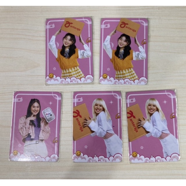 Photocard JKT48 x Anteraja Chika Feni Fiony Christy
