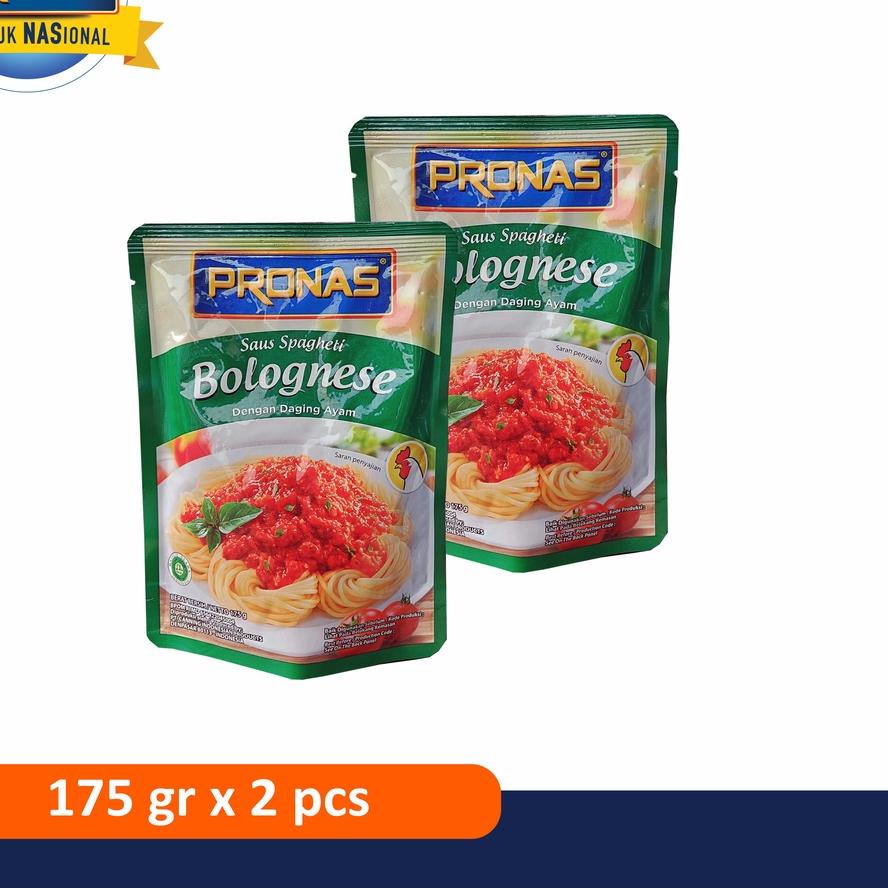 ✨SHOPEE MALL✨ Pronas Saus Bolognais dengan Daging Ayam 175 g bundling 2 pcs ??