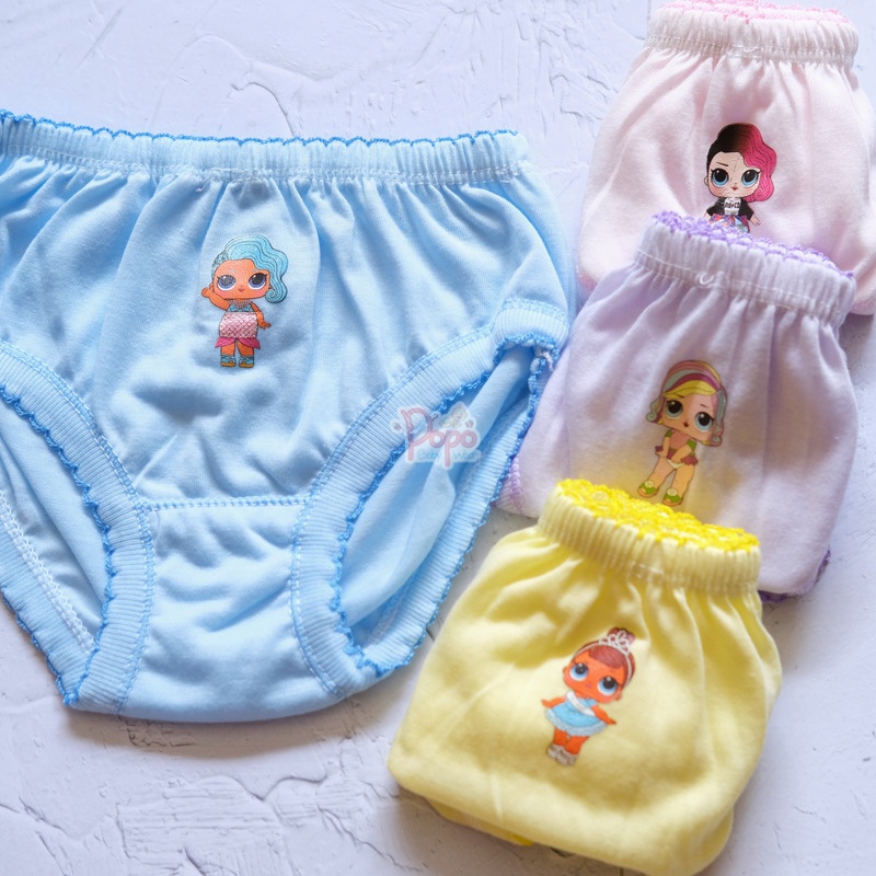 CELANA DALAM ANAK PEREMPUAN/ CD ANAK CEWEK MOTIF (ECERAN)