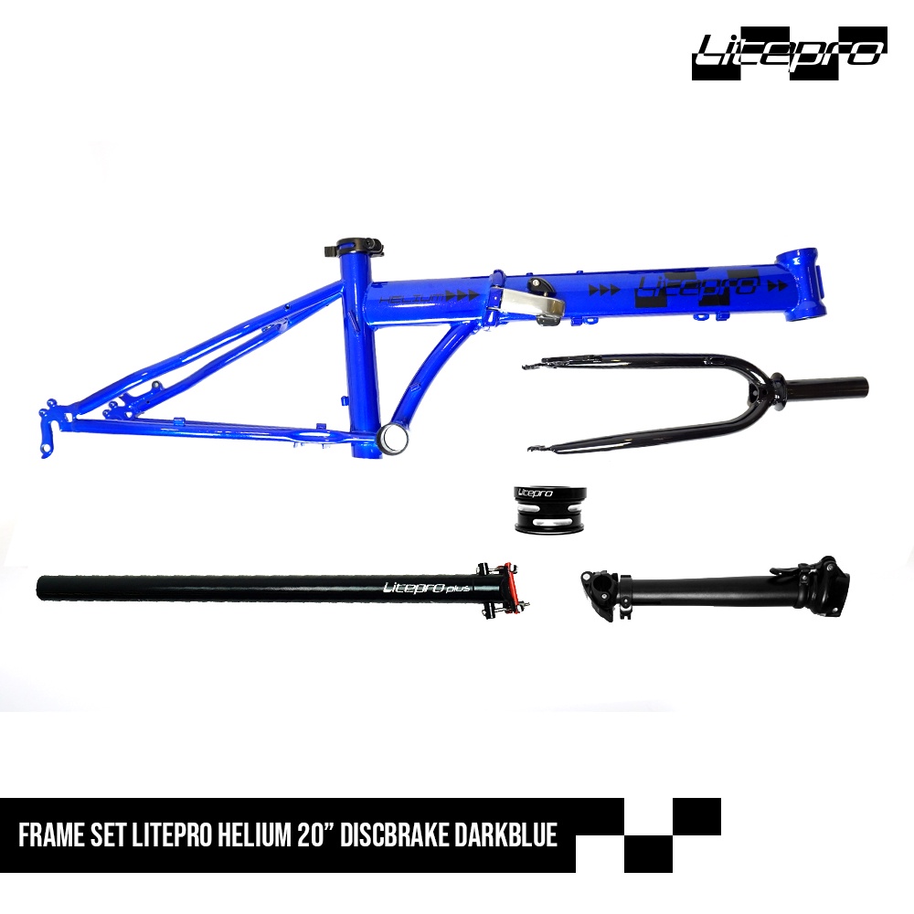 LITEPRO FRAME SET HELIUM 20" + HPOST,H73,A61 DARK BLUE