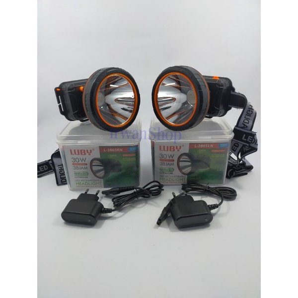 Senter Kepala Luby 2865 New 30 Watt Waterproof