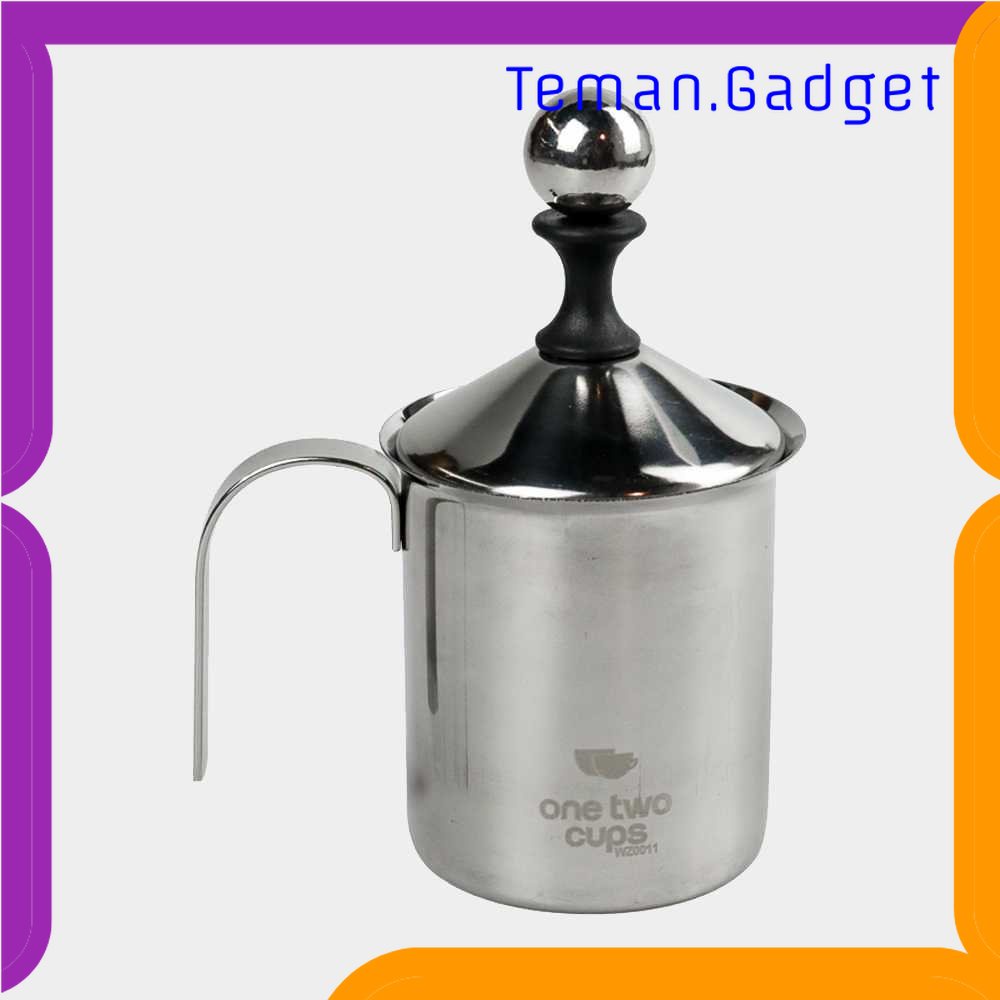 TG - DPR One Two Cups Gelas Kopi Milk Jug Latte Art Frother 400ml - WZ0011