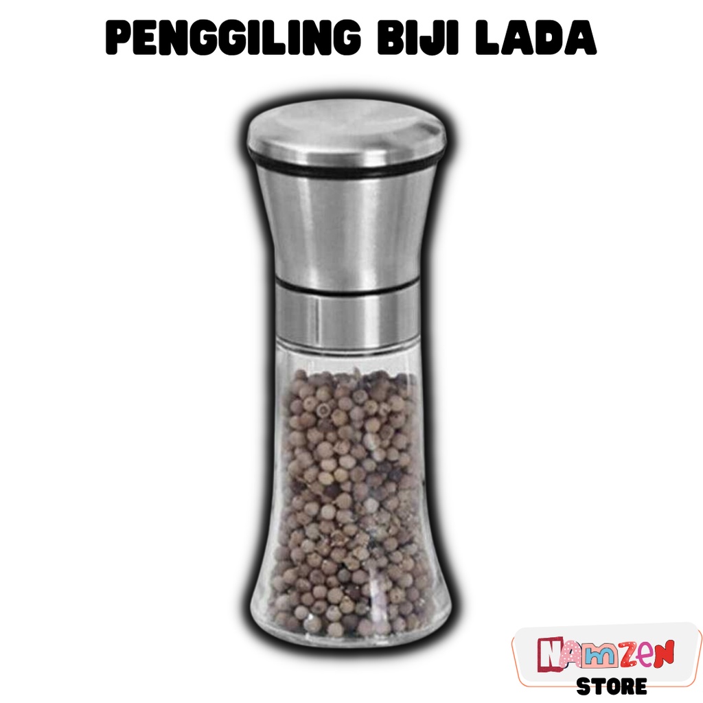 Penggiling Biji Lada Manual Pepper Mill Grinder 120ml - Leten 9179