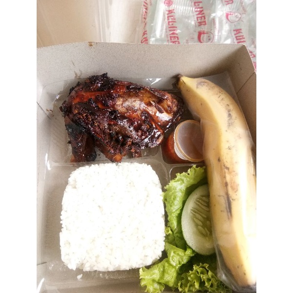 Nasi kotak ayam bakar