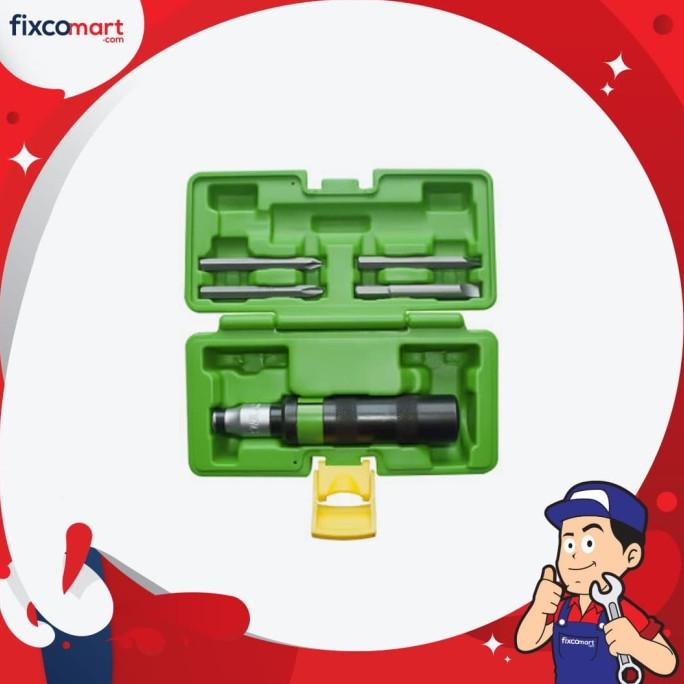 Tekiro Obeng Ketok Set 5 Pcs Box Plastik fixco Kualitas Baik