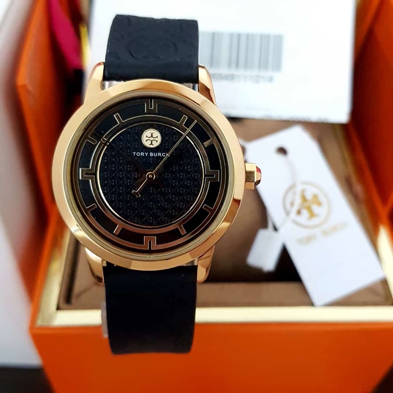 JAM TANGAN Tory Burch Leather Strap