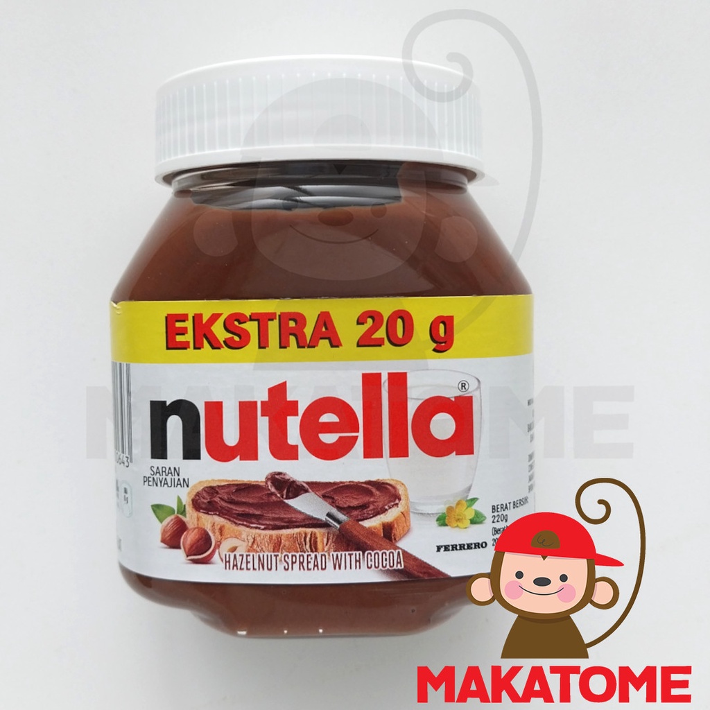 Jual Nutella 200gr hazelnut spread cocoa chocolate coklat 200 gr nutela ...