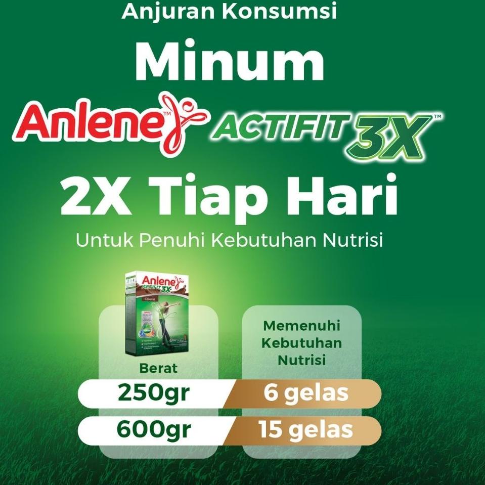 

ㄶ Anlene Actifit 3X Susu Bubuk Vanila 240g - Nutrisi Tulang, Sendi, dan Otot げ