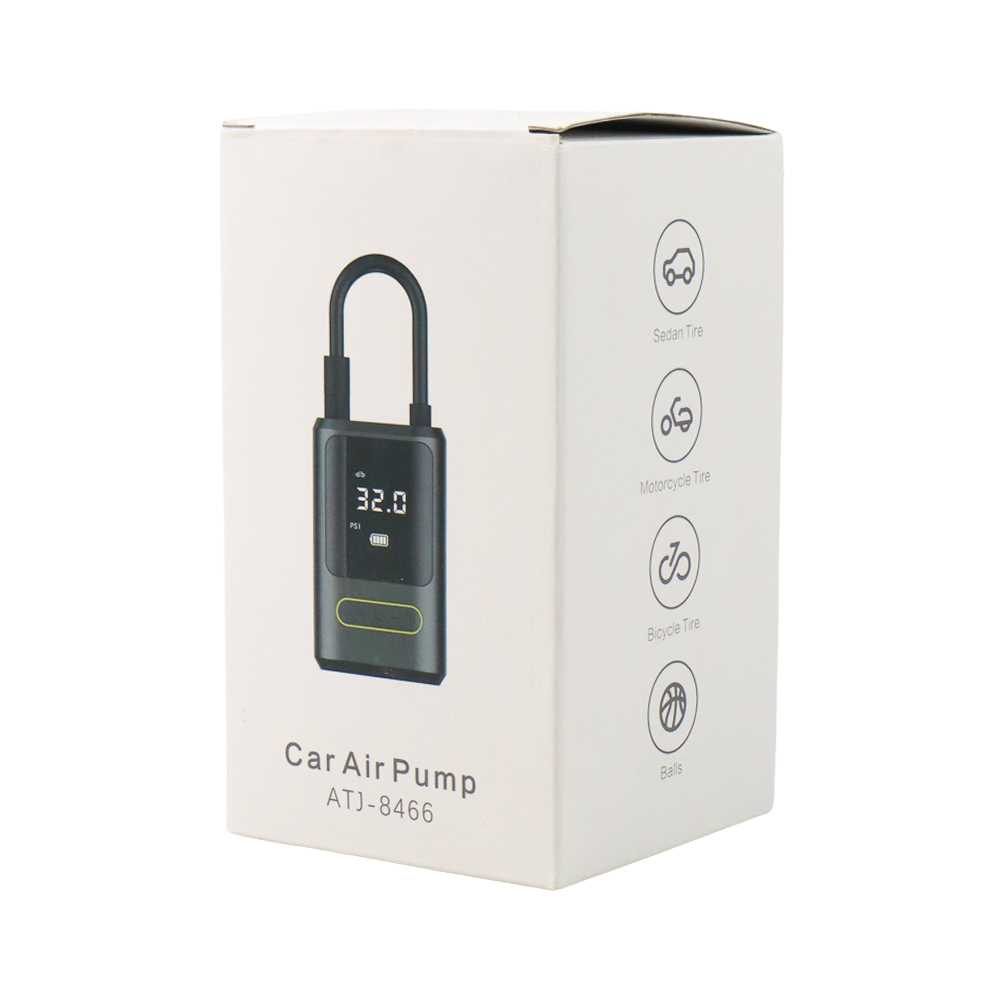 EAFC Pompa Ban Elektrik Mini Tire Inflator with LCD Display 4000mAh - ATJ-8466 ( Mughnii )