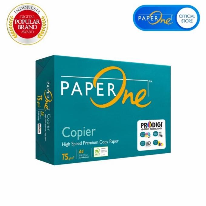 

Kertas hvs A4 75gr paperone per rim gojek