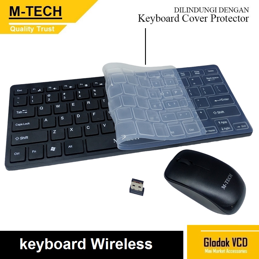 M-Tech Keyboard + Mouse Wireless STK-03