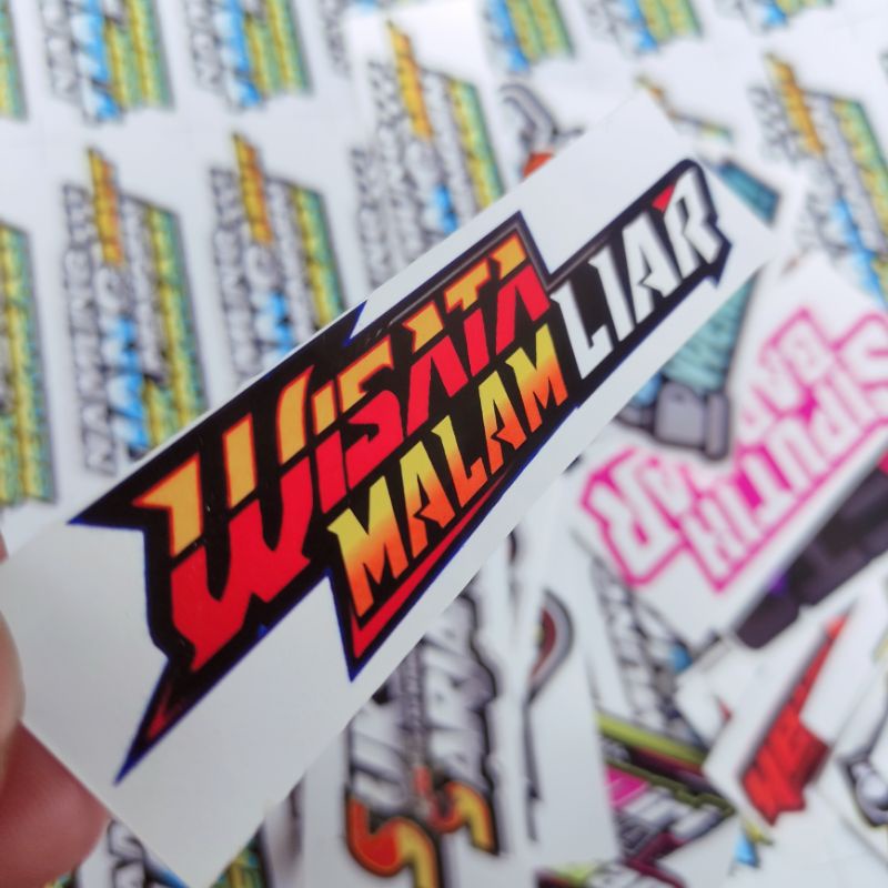 Stiker WISATA MALAM LIAR