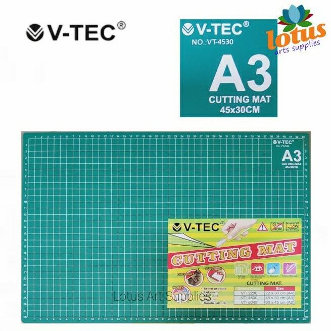 

Terlaris V-TEC Cutting Mat A3 / Papan Alas Potong Termurah