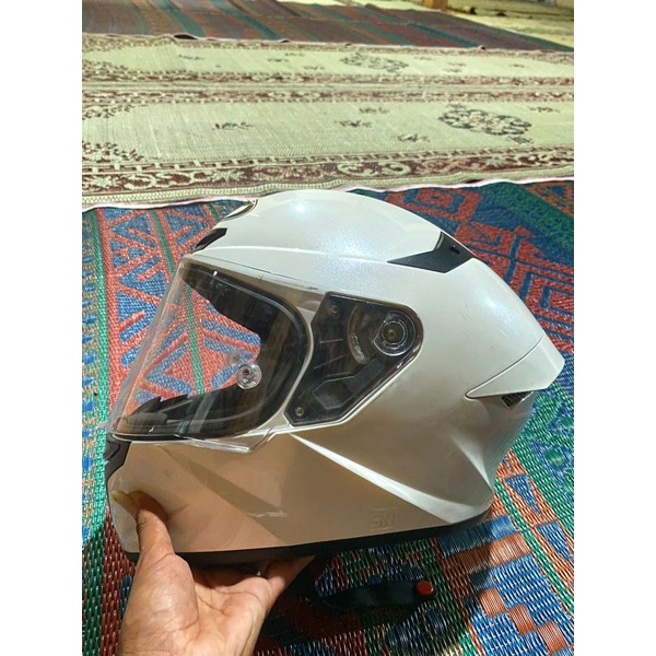 Helm kyt ttc putih mulus sz L