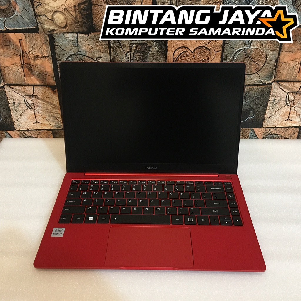 Laptop Infinix Inbook X2/Intel Core i7-1065G7/8GB/512GB SSD/14.1"IPS FHD/Win 11 ORI [RED]