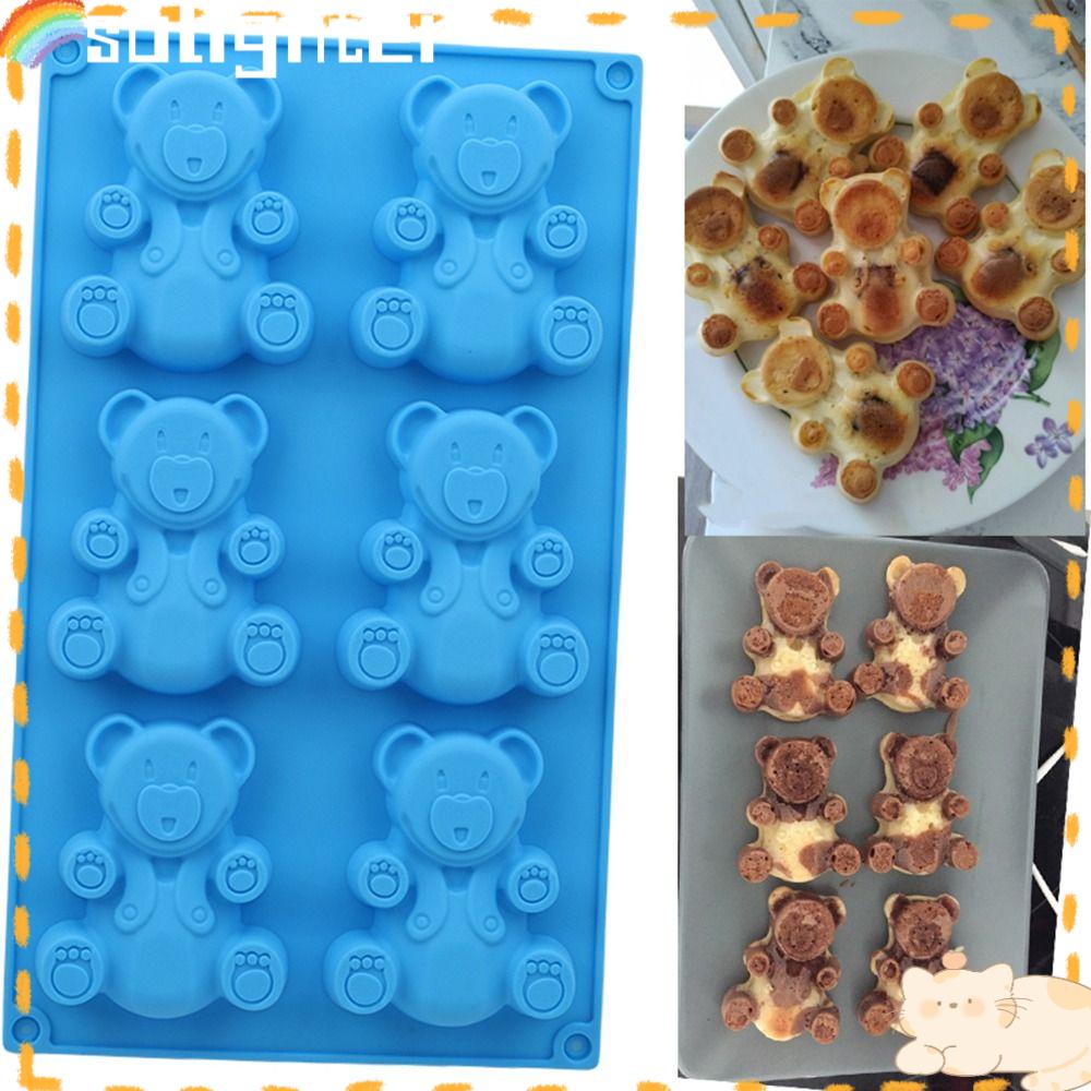 Solighter Gummy Bear Cetakan Silikon Baking Fondant Dekorasi Kue Hias Silicone Mold