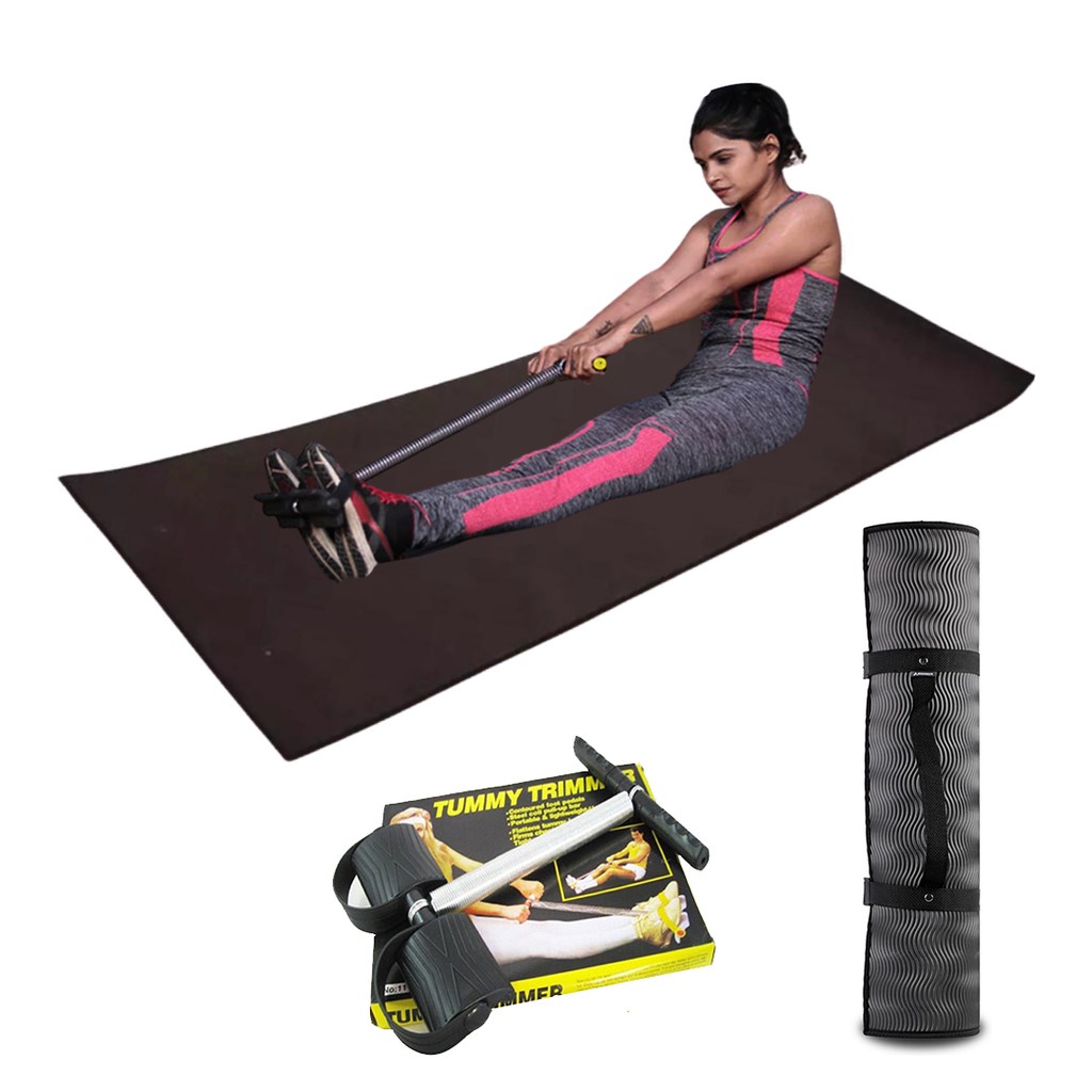 Paket Alat Olahraga Terbaru 2022 2023 Promo 1 Set Pria Wanita Yoga Gym Matras Hemat Murah Waterproof Empuk Tebal Komplit Paket Hemat Alat Olahraga Tummy Trimmer Alat Fitness Dan Matras Yoga Berkualitas