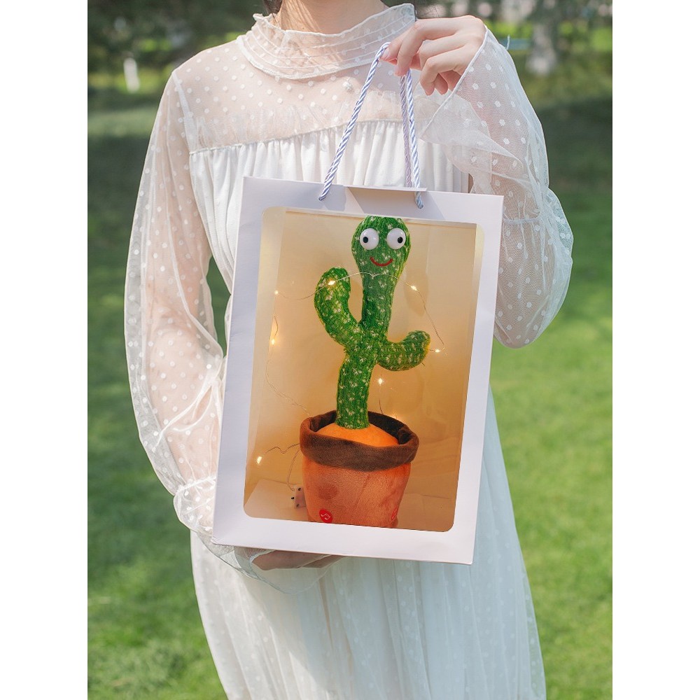 Termurah Mainan Kaktus Bergoyang Dancing Cactus Boneka Kaktus Goyang Dan Bicara Kaktus Joget Ngomong