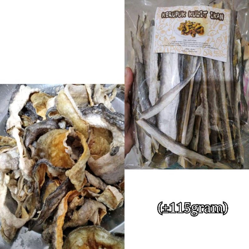 

Kerupuk Kulit Ikan / Fish Skin / Oleh Oleh Khas Pontianak / Kerupuk Mentah