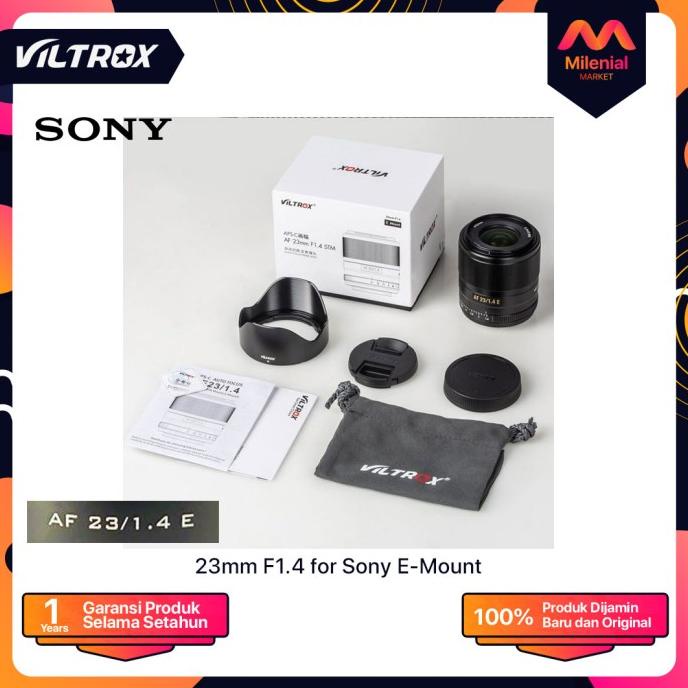 Viltrox Lensa 23Mm F1.4 Stm Af Lens For Sony E-Mount Emount