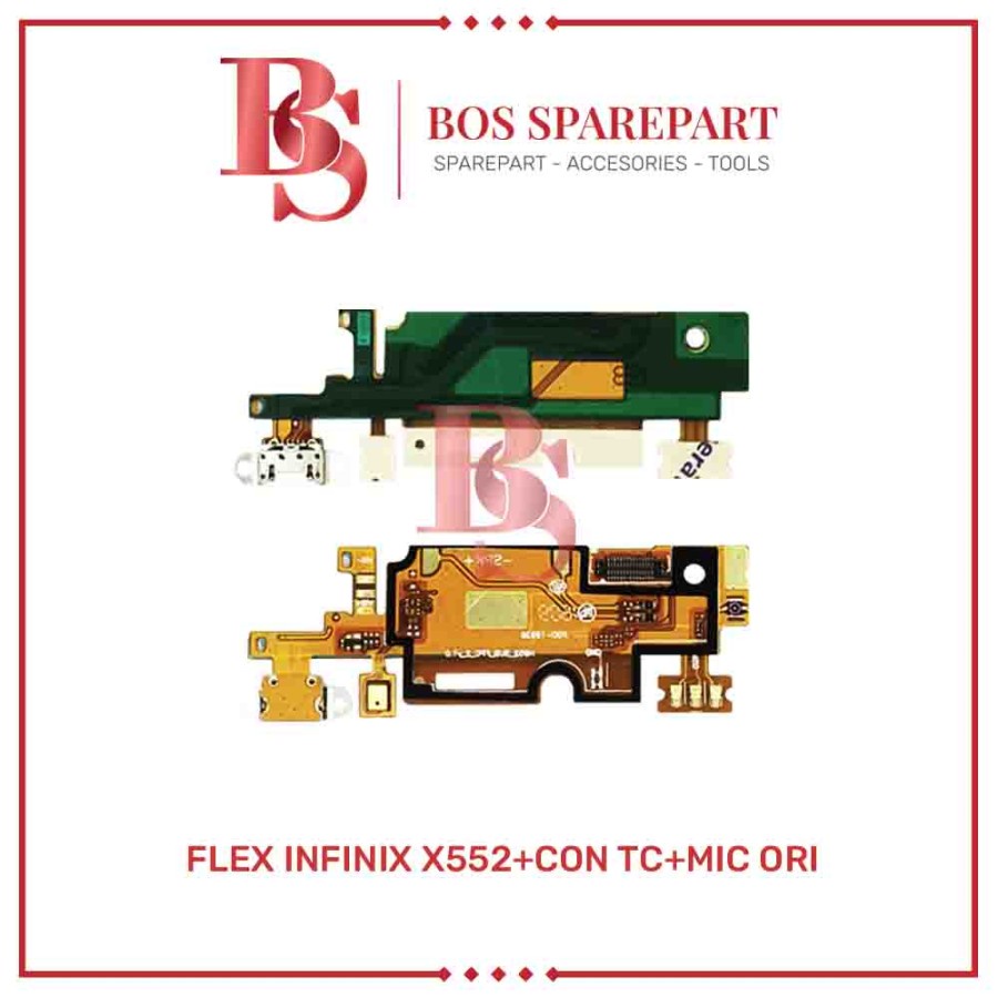 FLEXIBEL INFINIX X552 + CONNECTOR CHARGER + MIC ORI