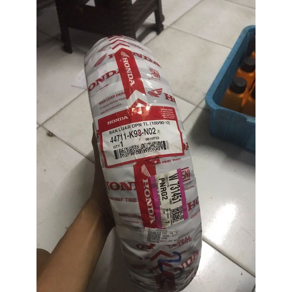 BAN LUAR BAN LUAR DEPAN/BELAKANG SCOPY RING 12 AHM