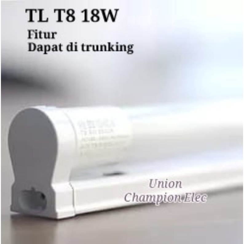 Lampu TL T8 LED 18W 120cm Bergaransi Noci Packing Pipa Khusus luar kota