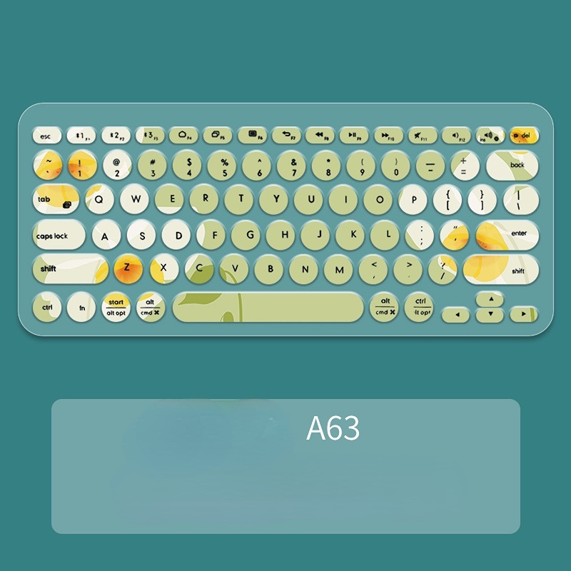 Cover Pelindung Keyboard Motif Kartun Untuk Logitech K380 K480