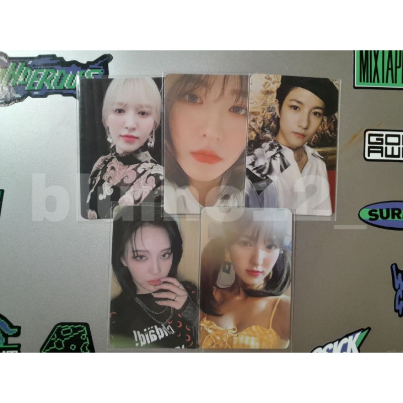 photocard wendy summag kuning bundle