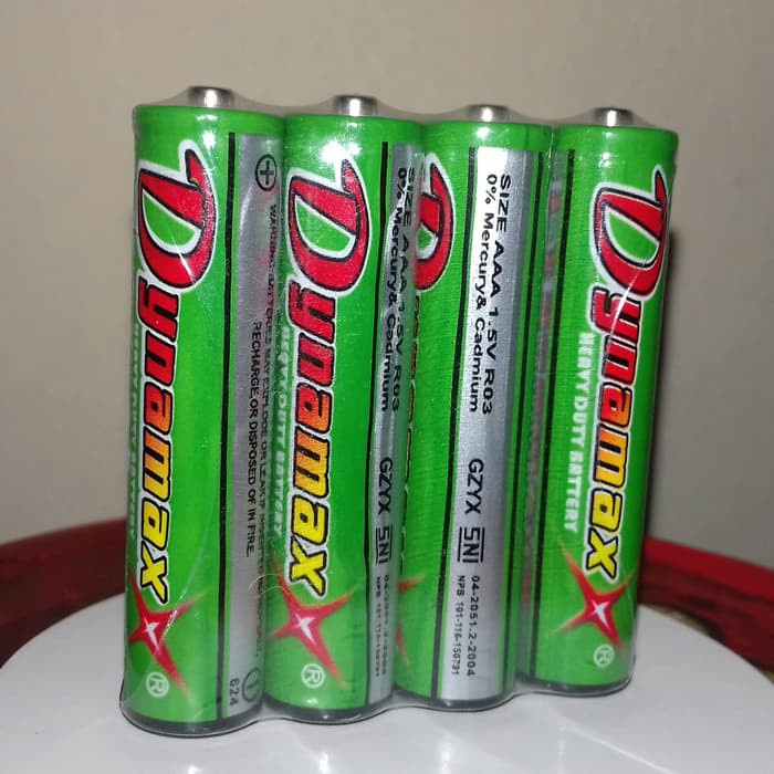 Battery Dynamax AA 1.5 V SNI Baterai Murah