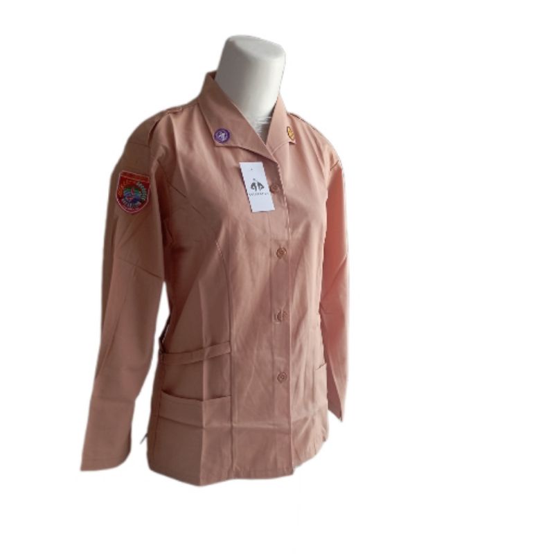Seragam Pramuka Putri/Baju Pramuka Perempuan Kantong Bawah/Seragam Pramuka SMP/SMA