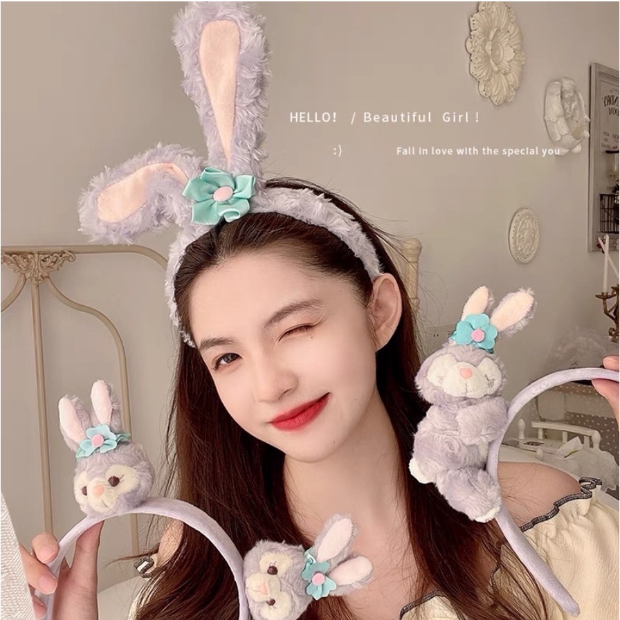 BANDO MANDI / BANDO CUCI MUKA / BANDO MAKEUP KOREA MOTIF KUCING BERUANG BUNGA / HAIRBAND MASKERAN / TOWN SHELL FLUFFY CAT BEAR HEADBAND / BANDO BULU KARAKTER TELINGA BERUANG BULU KOREA / BANDANA EMPUK BESAR IMPORT / AKSESORIS RAMBUT / BANDO LUSI ZHAO