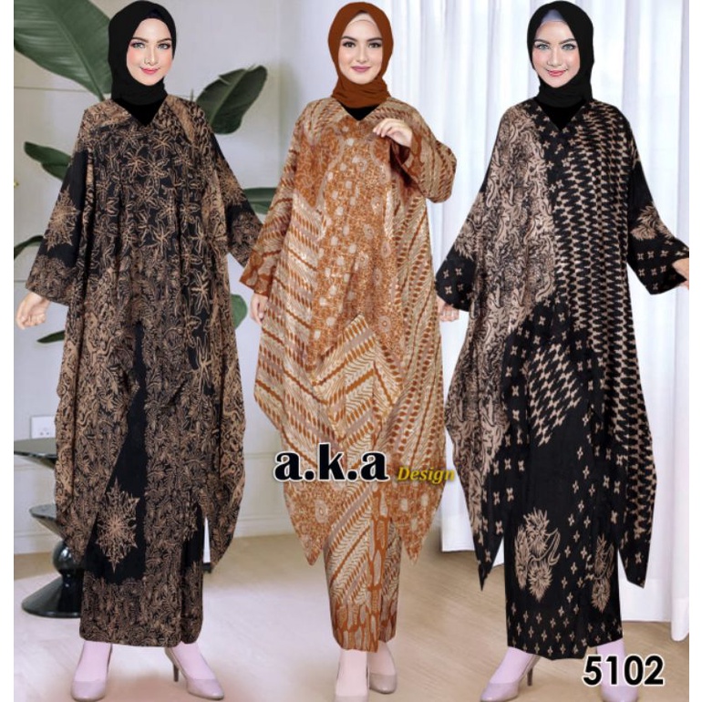 [5102] SETELAN BATIK BABY PREMIUM / SEMI SUTRA // BAJU PESTA // BAJU WISUDA // KEBAYA MODERN //  By Aka