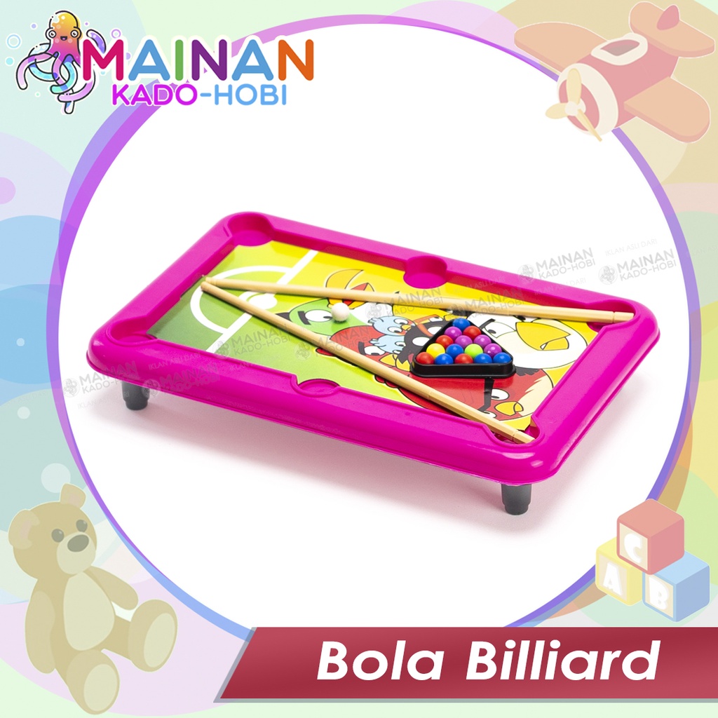 MAINAN ANAK BOLA SODOK MINI PAPAN BILLIARD BACKSPIN PORTABLE TOYS