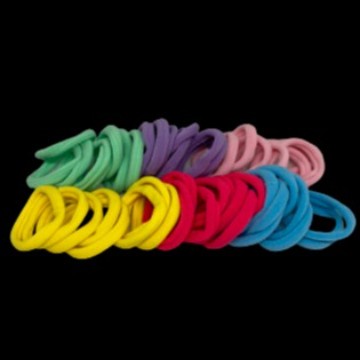 IKAT RAMBUT KOREA TOWEL RING SET