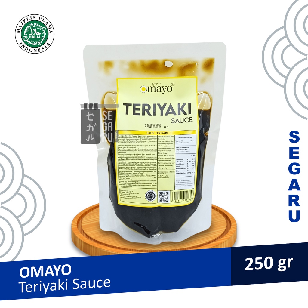 Omayo Teriyaki Sauce Kenko | Saus Teriyaki Halal 250gr