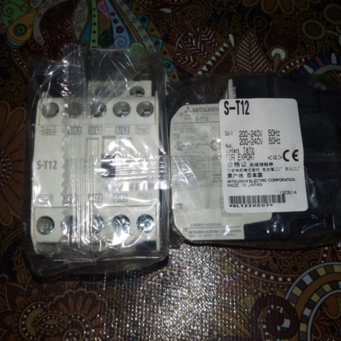 [HARGA PROMO] Kontaktor / Contactor Mitsubishi St12 St 12 20A - 220V - Alat Listrik Murah / Perkakas