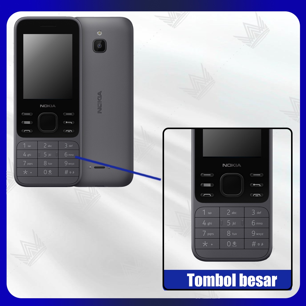 New Nokia 6300 2021 HANDPHONE No kia Hp murah Mobile Phone Only 2G