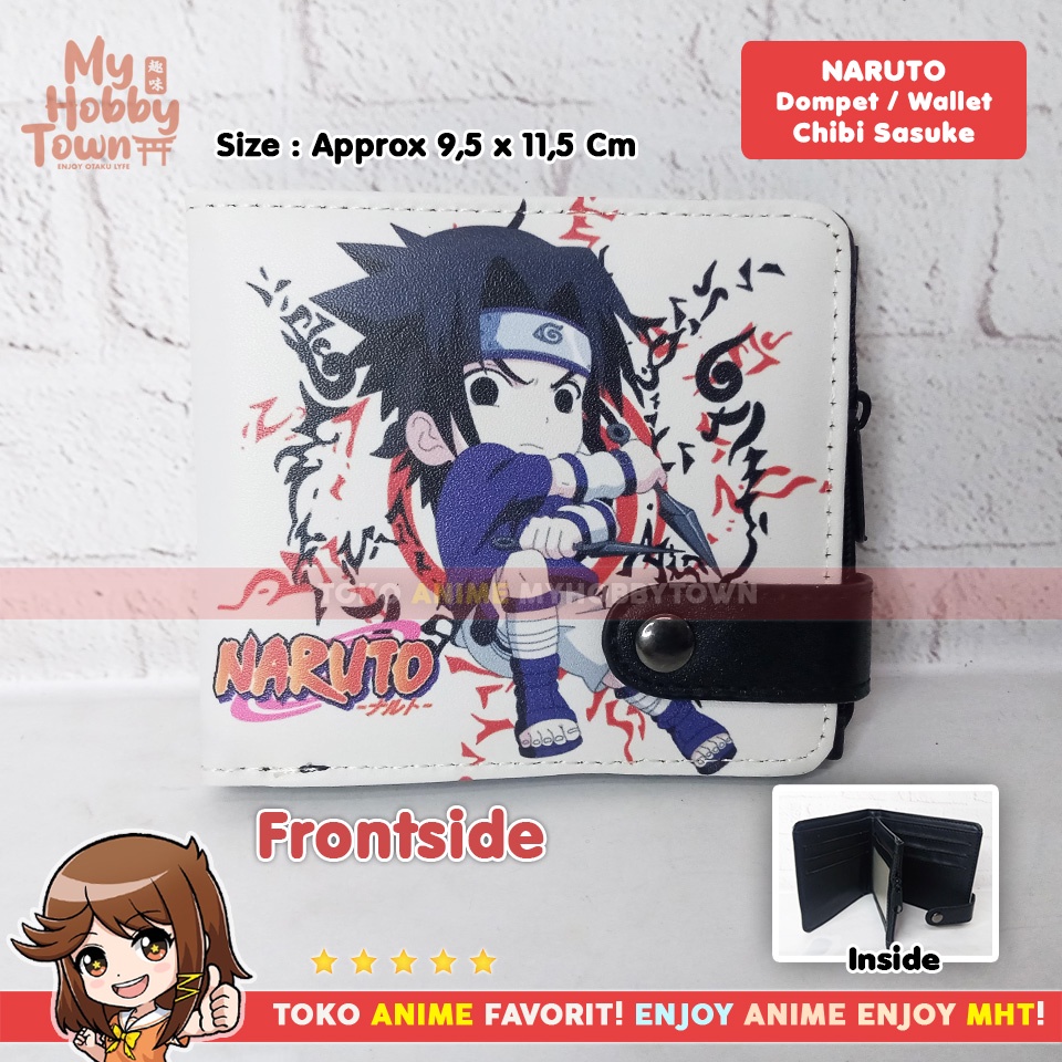 Dompet Anime Naruto Uchiha Sasuke Chibi