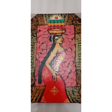 lukisan cwe bali asli kerajinan tangan bali