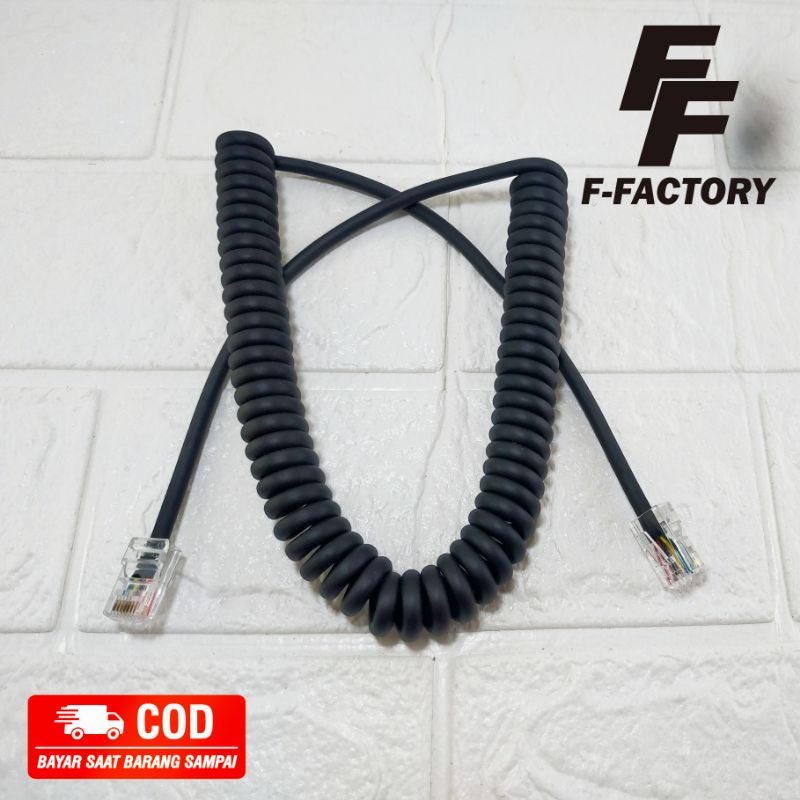 kabel spiral untuk Extramic rig icom 2100 2200 2300 atau ic 8000