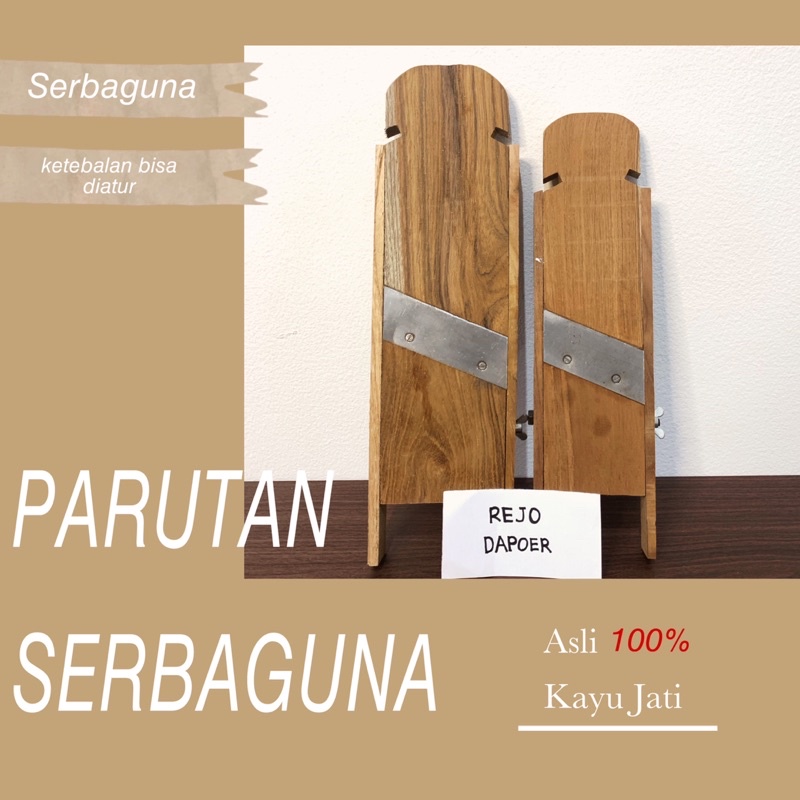 Alat Parutan Keripik Singkong Pisang Kayu Manual