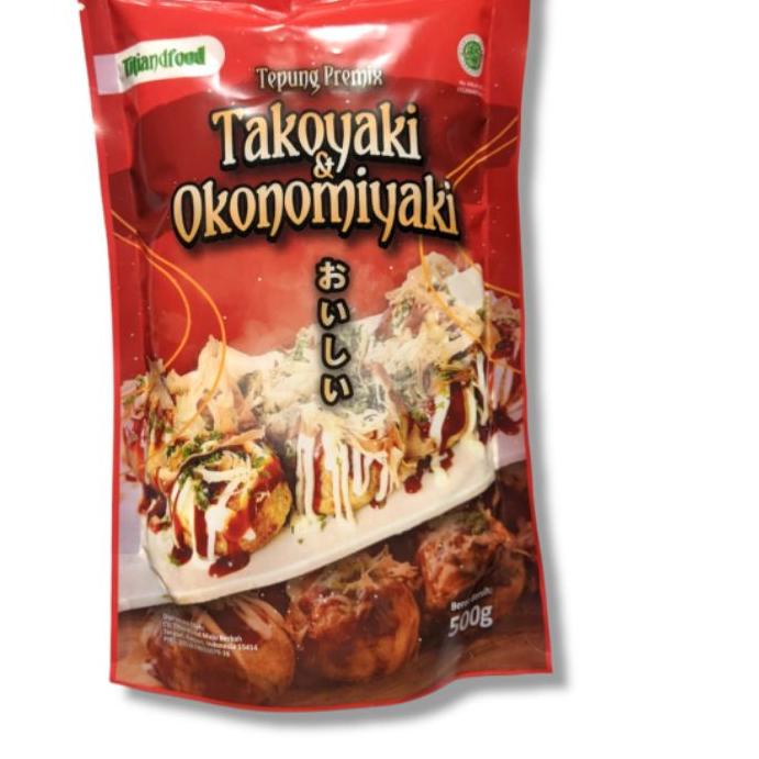 

66E✩ Tepung premix instant takoyaki 500gr titiandfood tepung serbaguna okonomiyaki flour Barang Baru