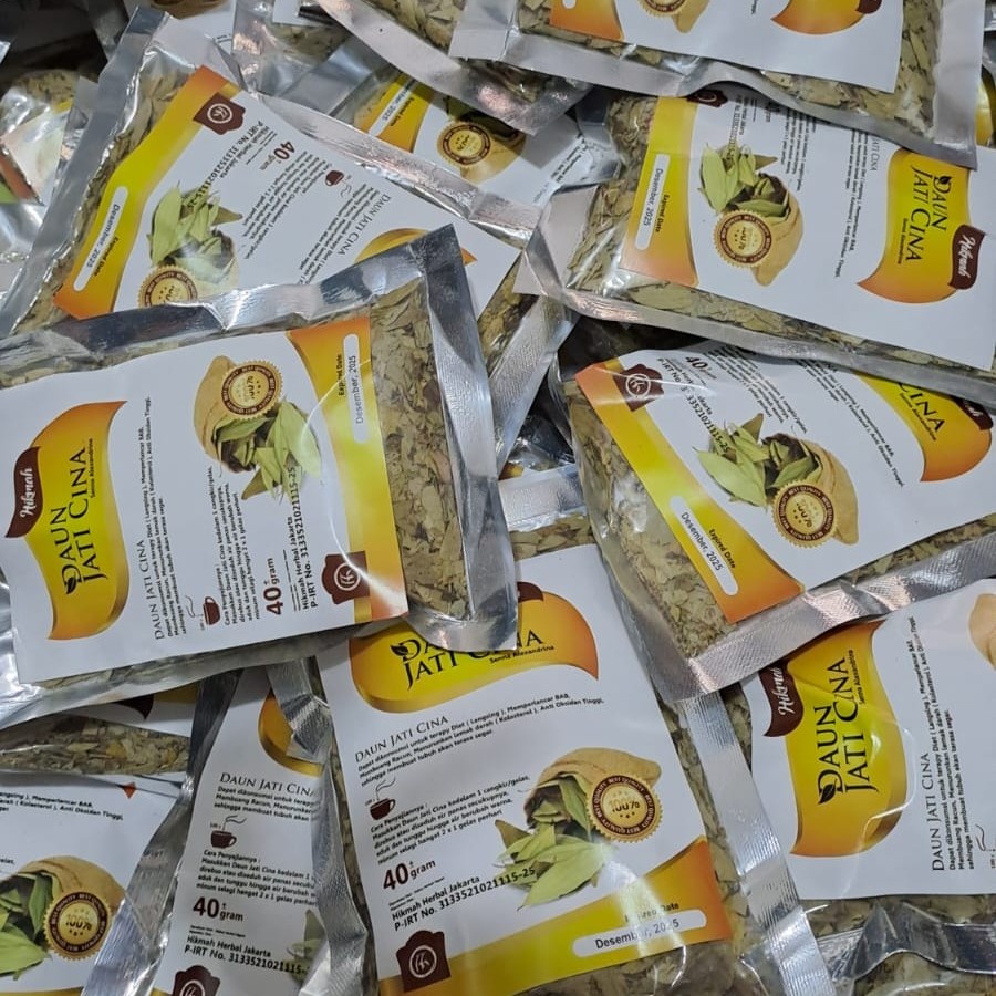 

teh pelangsing alami teh diet jati cina hikmah 40gr