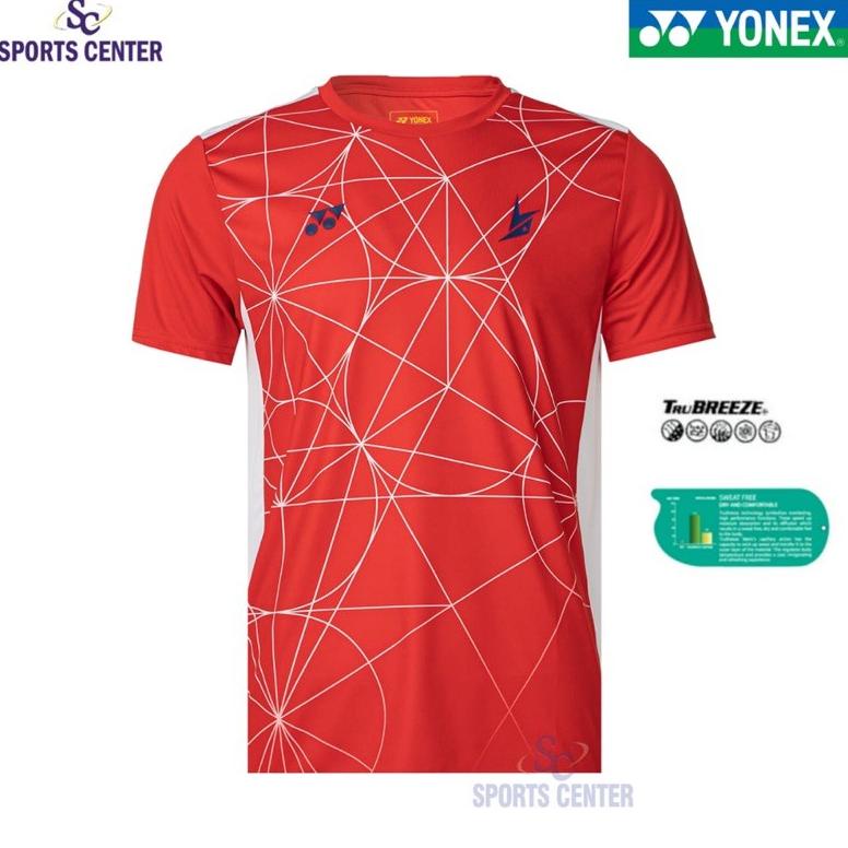 New Limited Kaos / Jersey Yonex Lindan Edition 1808 COC Fiery Red