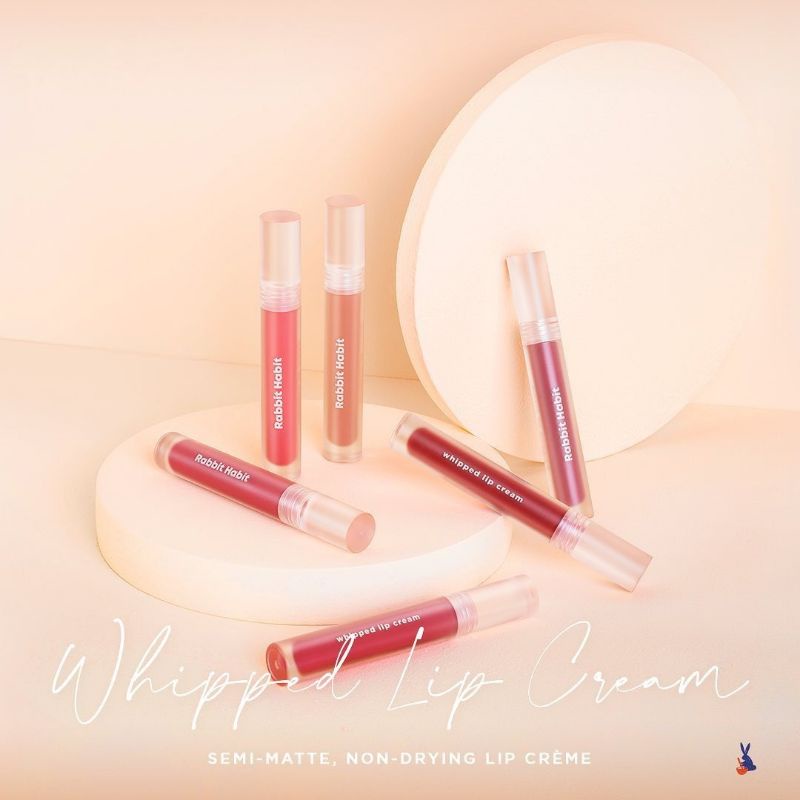 Rabbit Habit Lip Cream (whipped & Velveteen matte)