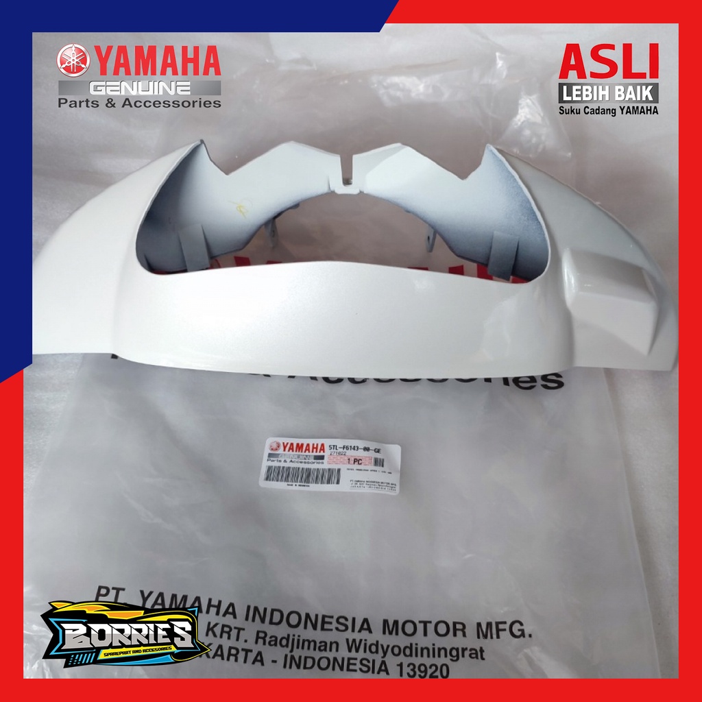Cover Batok lampu Depan YAMAHA Mio Sporty lama Old putih ORIGINAL 5TL-F6143-00-GE